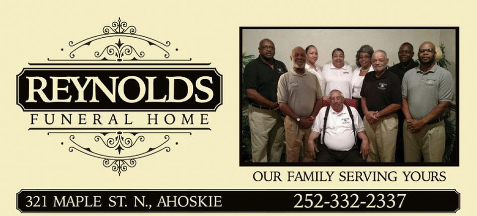reynolds funeral home obits ahoskie nc